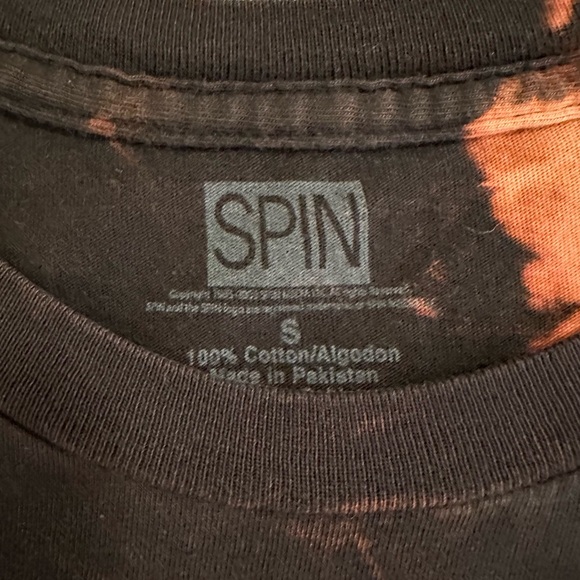 VTG Spin Magazine Michael Jackson Black Tie Dye T-Shirt Mens Small - Picture 4 of 6